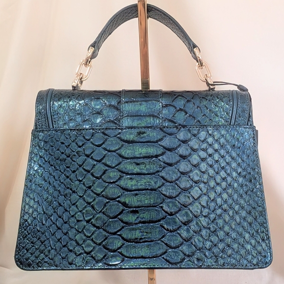NWT Brahmin Small Hallie in Evergreen Kalopsia - Picture 5 of 15